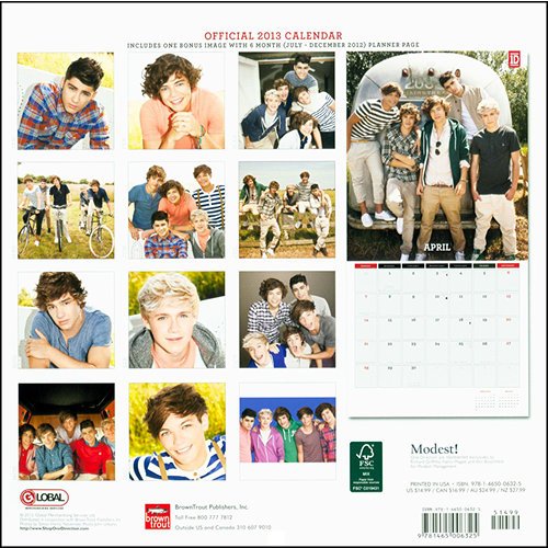 1 Direction 2013 Calendar