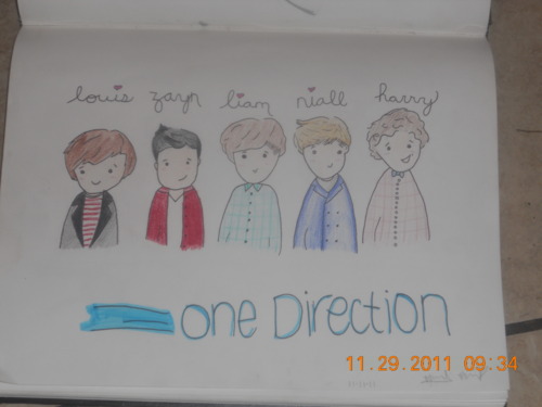 1 Direction Cartoon Drawings