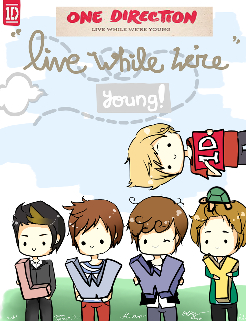 1 Direction Cartoon Drawings