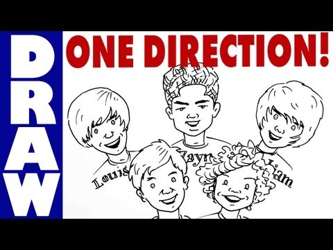 1 Direction Cartoon Drawings