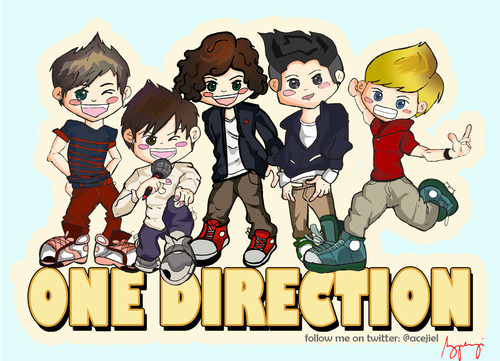 1 Direction Cartoon Drawings