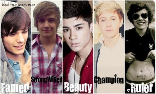 1 Direction Names Of The Boys