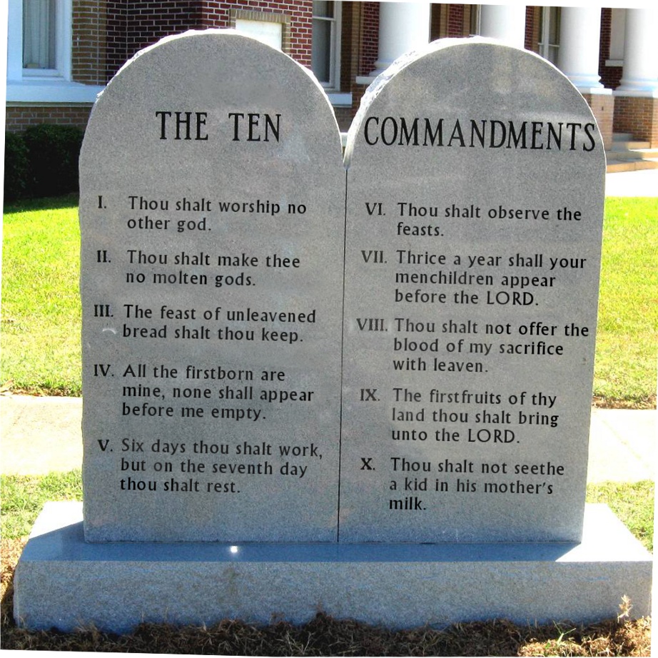 10 Commandments For Children Powerpoint