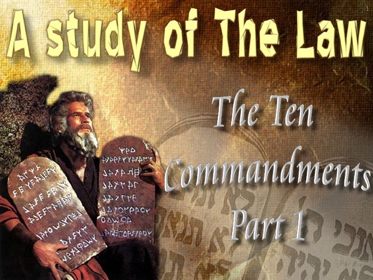 10 Commandments For Children Ppt