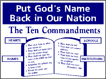 10 Commandments For Children Printable