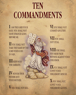 10 Commandments Of God Catholic