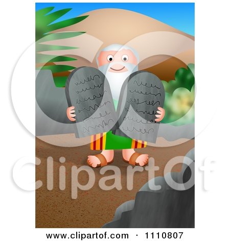 10 Commandments Tablets Clipart