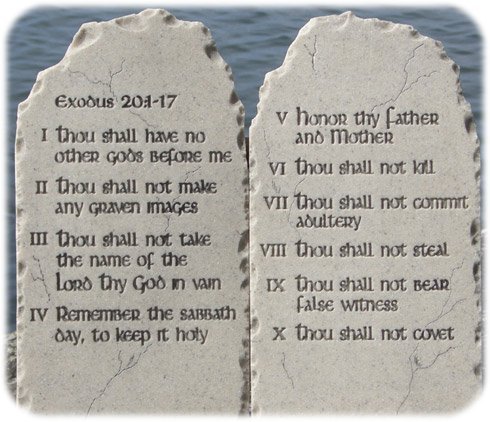 10 Commandments Tablets Found