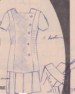 1950s Fashion Drawings