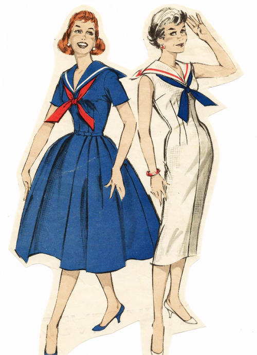 1950s Fashion Drawings