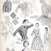 1950s Fashion Drawings