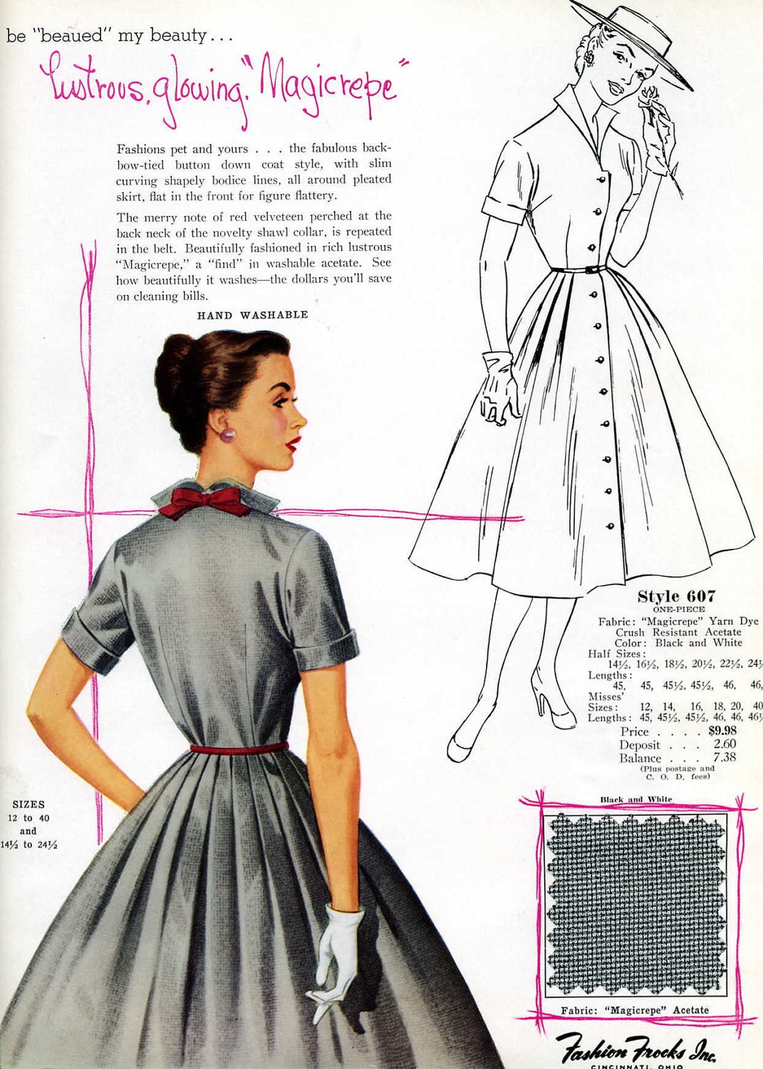 1950s Fashion Dresses For Sale