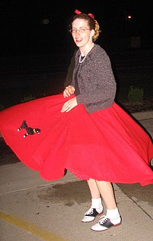 1950s Fashion For Women Poodle Skirts