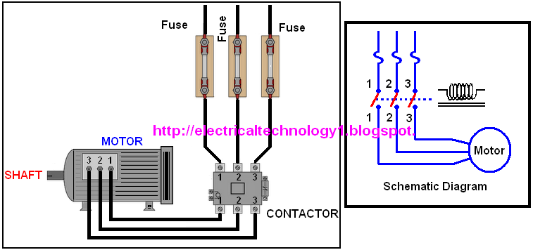 3 Phase Contactor Schematic