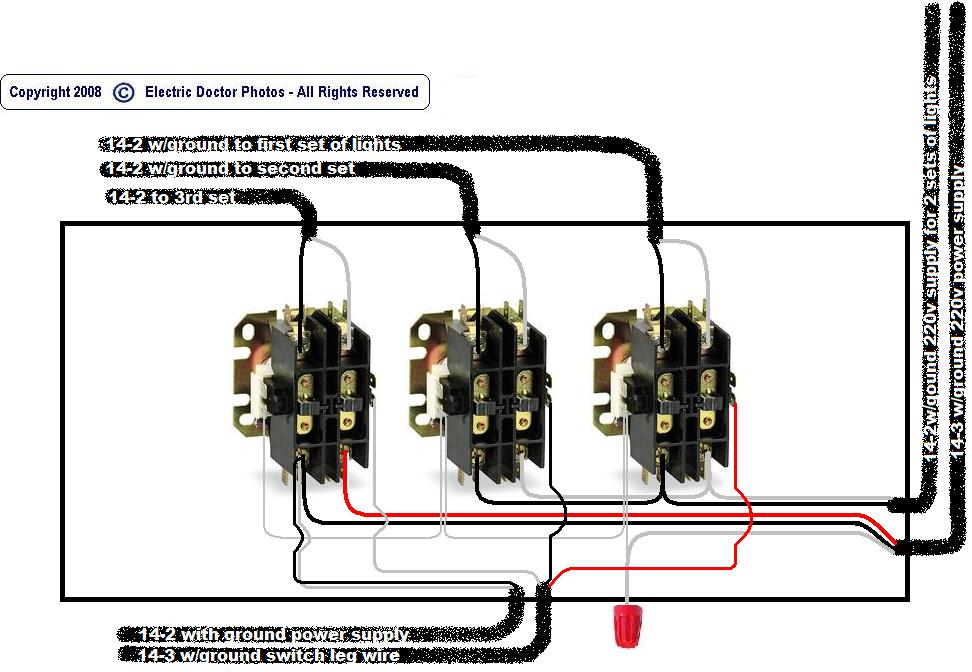 3 Phase Contactor Schematic