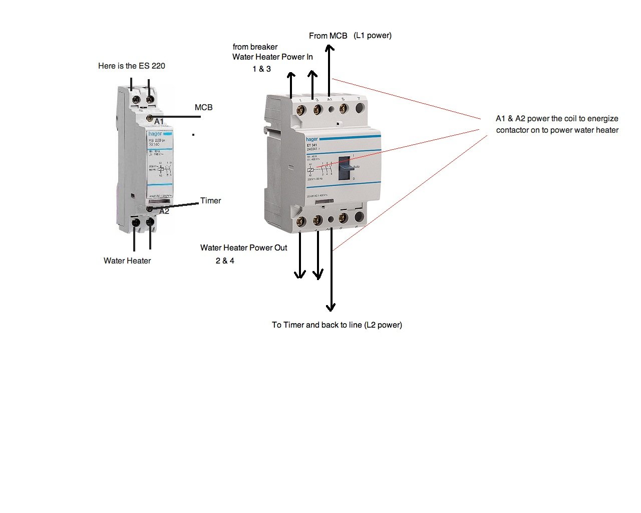 3 Pole Contactor Wiring Diagram