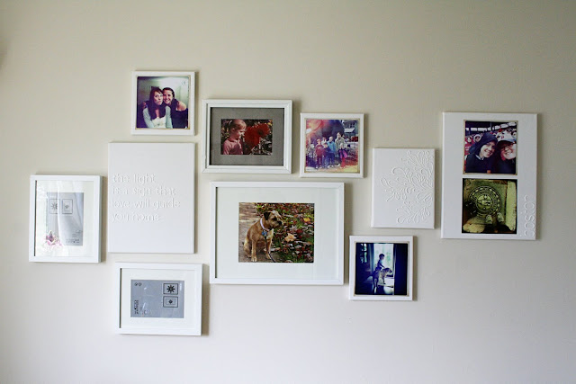 5 Photo Frames On Wall