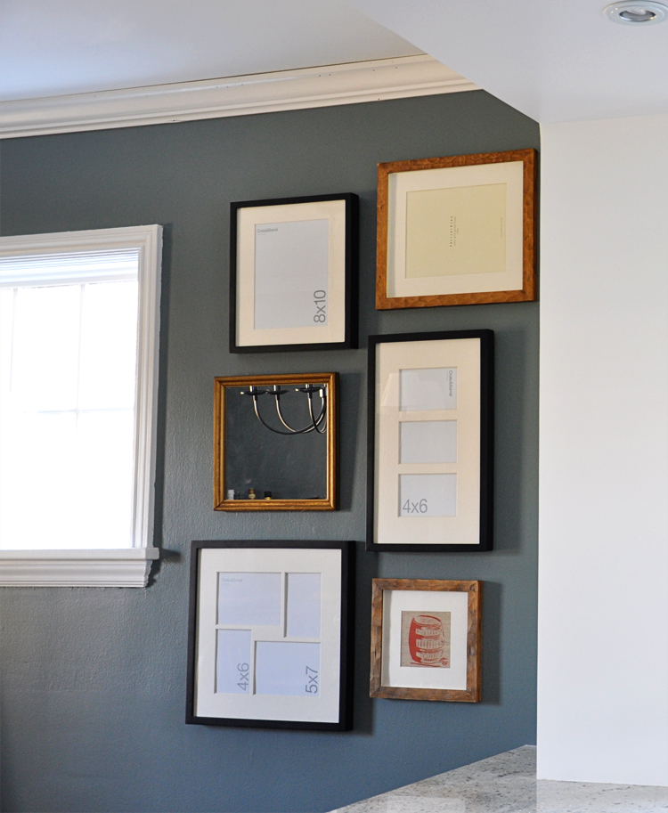 5 Photo Frames On Wall