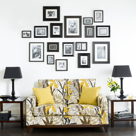 5 Photo Frames On Wall