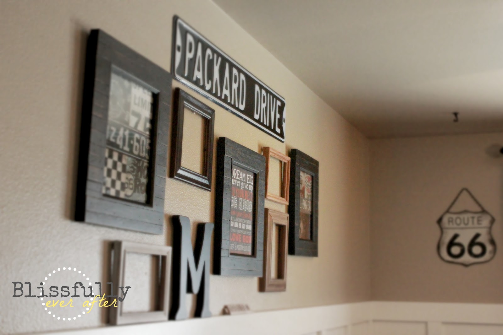 5 Photo Frames On Wall