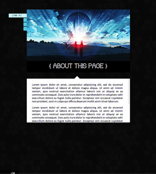 About Me Page Tumblr Theme