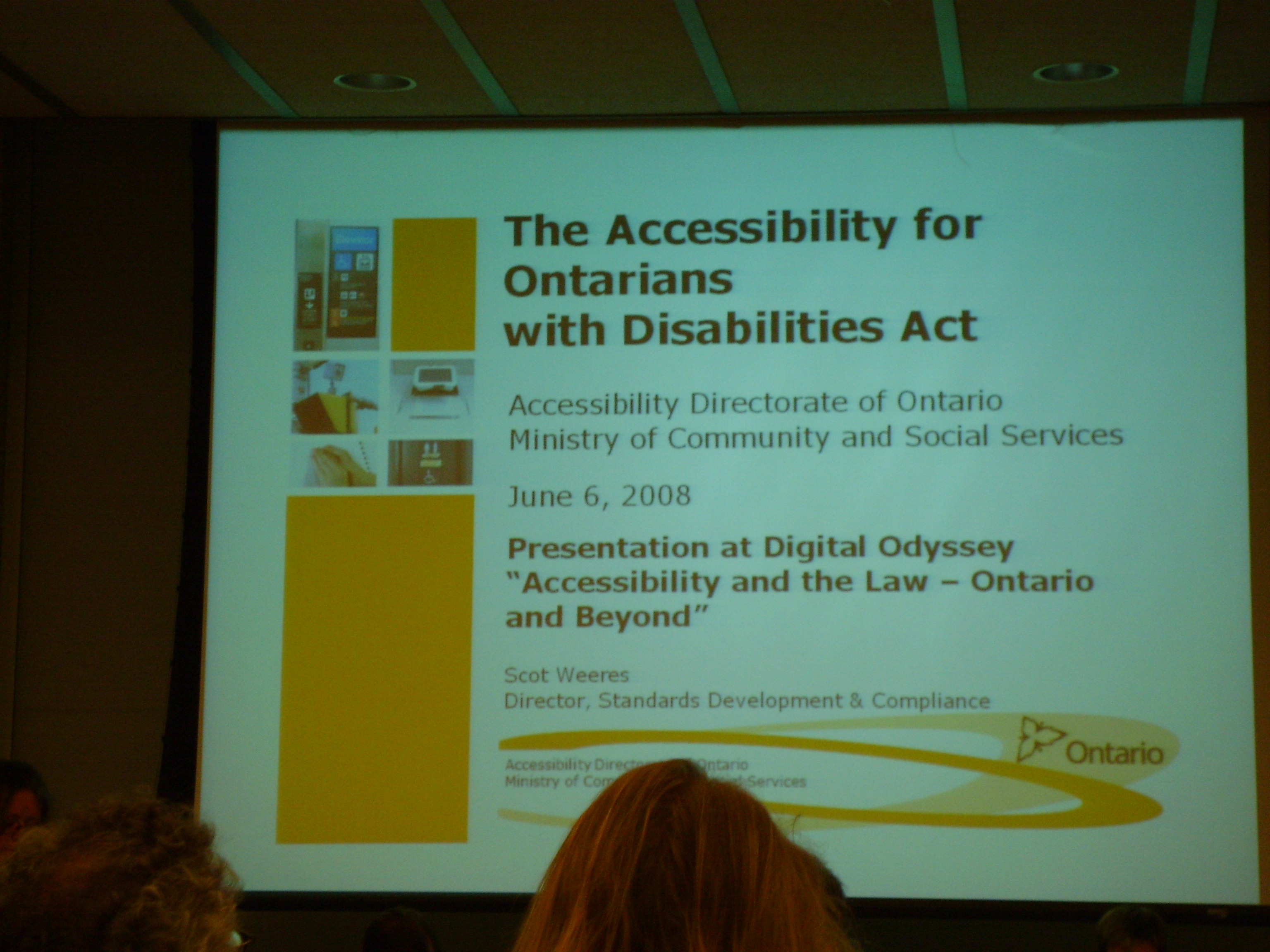 Accessibility For Ontarians With Disabilities Act 2005 Video