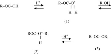 Acid Catalyzed Esterification Mechanism