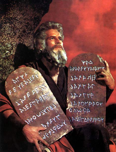 Actual 10 Commandments Tablets