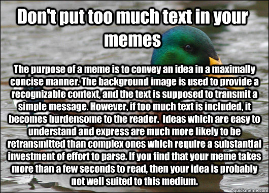 Actual Advice Duck Meme