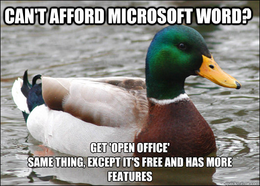 Actual Advice Mallard Meme Generator