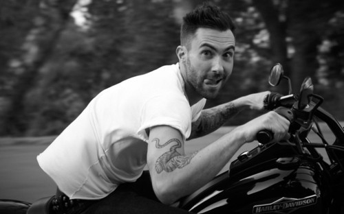 Adam Levine Pictures Motorcycle