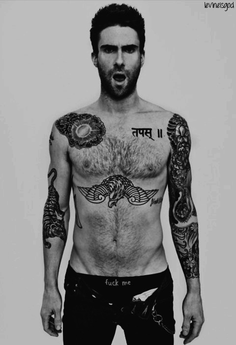 Adam Levine Pictures Tattoos