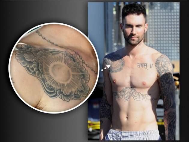 Adam Levine Tattoos Pictures