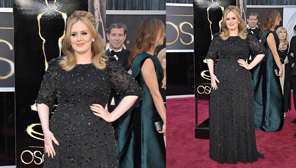 Adele Oscars Performance Dress