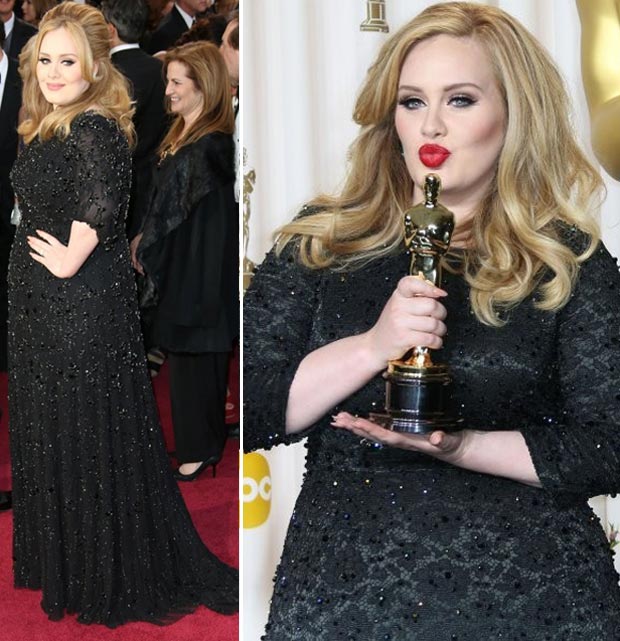 Adele Oscars Performance Dress