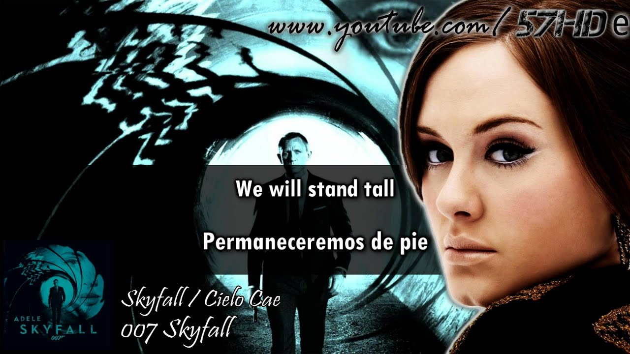 Adele Skyfall Lyrics On Screen