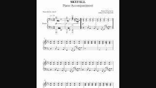 Adele Skyfall Piano Notes