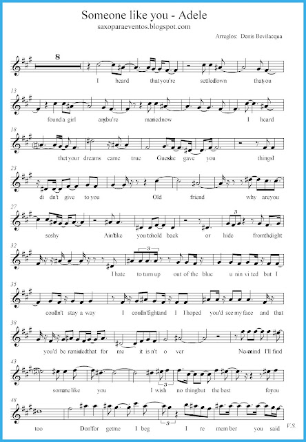 Adele Skyfall Piano Sheet Music With Letters