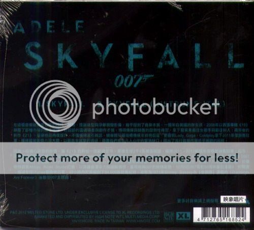 Adele Skyfall Single Cd