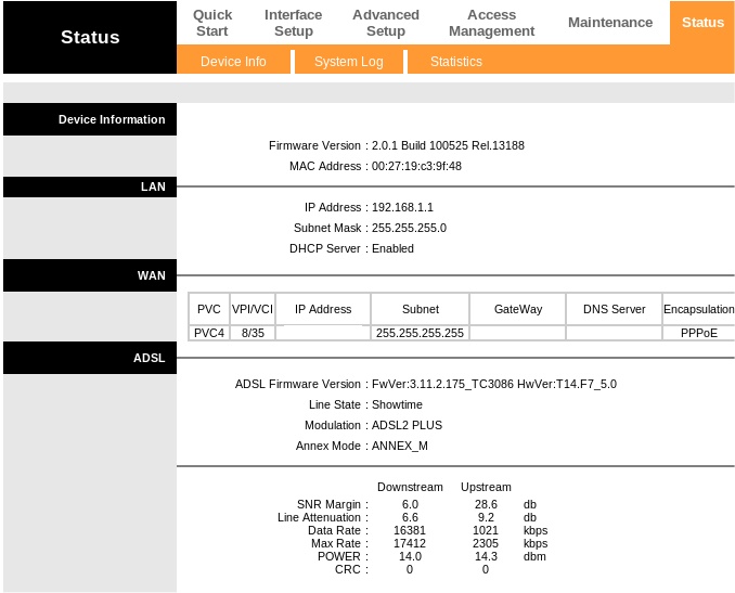 Adsl Connection Failure