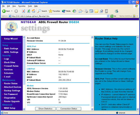 Adsl Connection Type