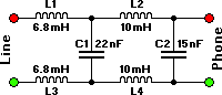 Adsl Filter Circuit