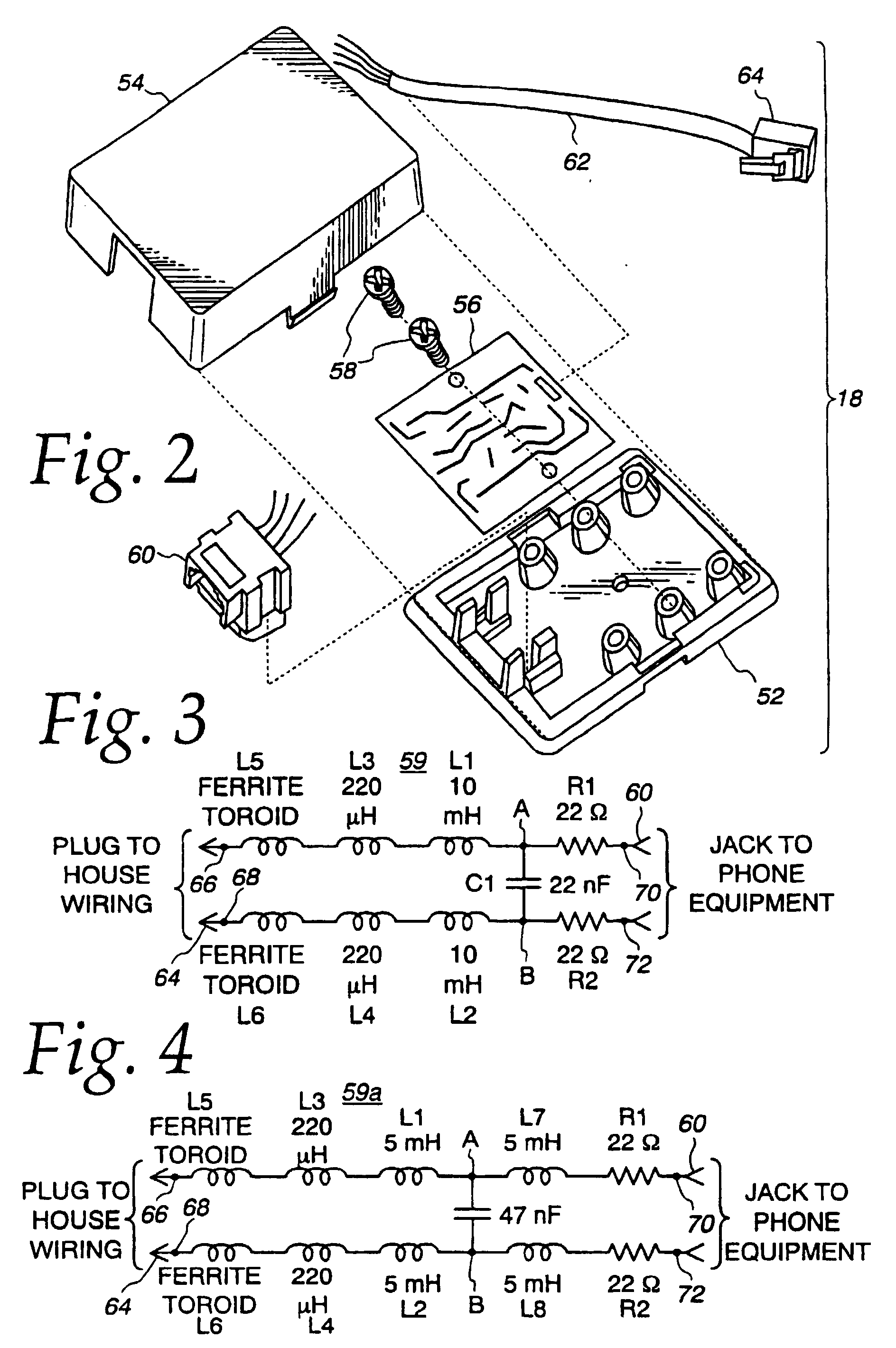 Adsl Filter Circuit Schematic