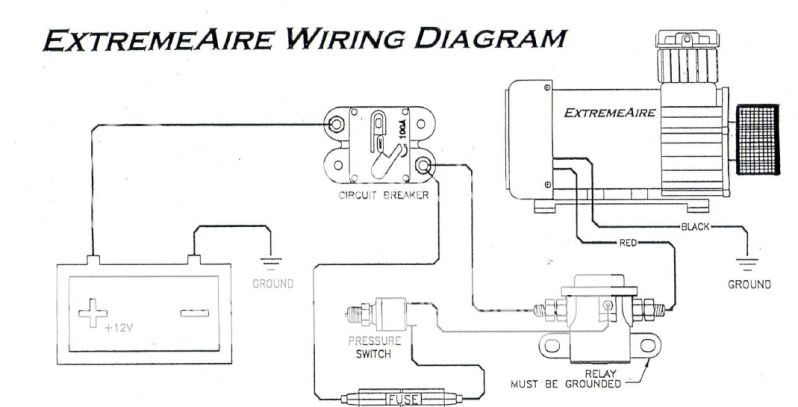 Air Compressor Pressure Switch Wiring Diagram