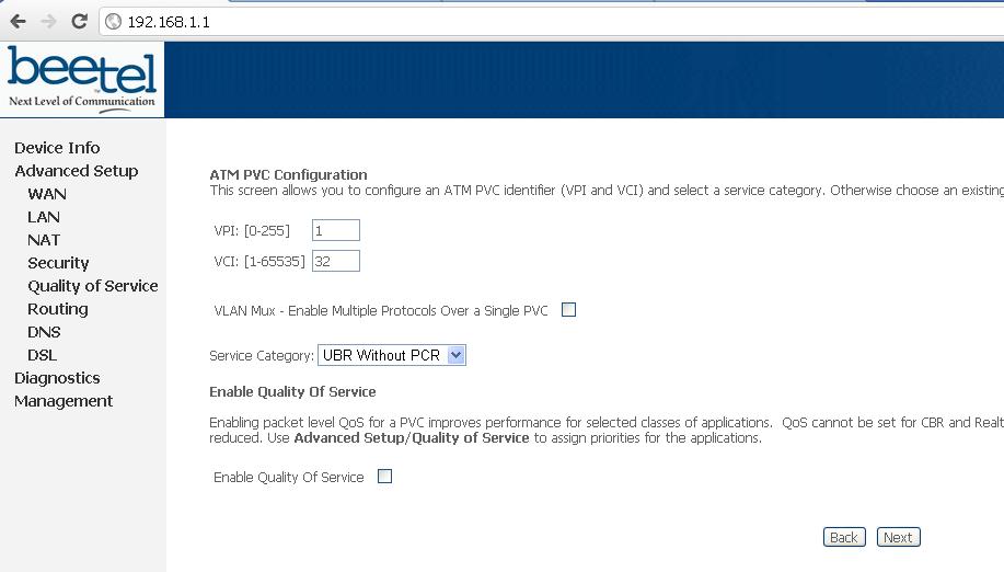 Airtel Adsl Modem Configuration