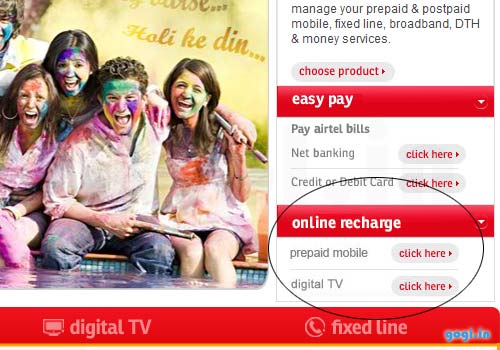 Airtel Digital Tv Recharge Packs