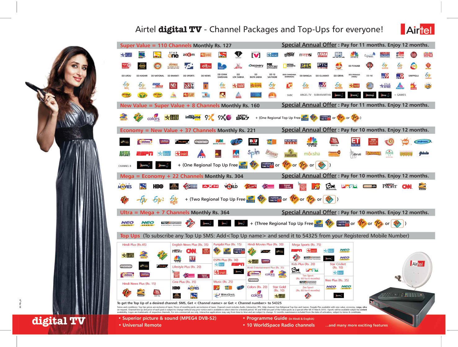 Airtel Dth Recharge Voucher Details