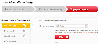 Airtel Money Recharge By Credit Card