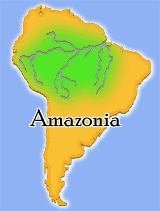 Amazon Rainforest Map