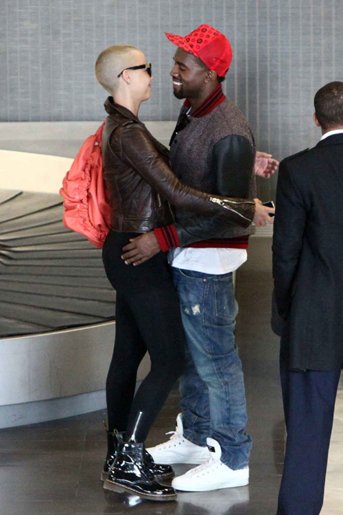 Amber Rose And Kanye West Pictures